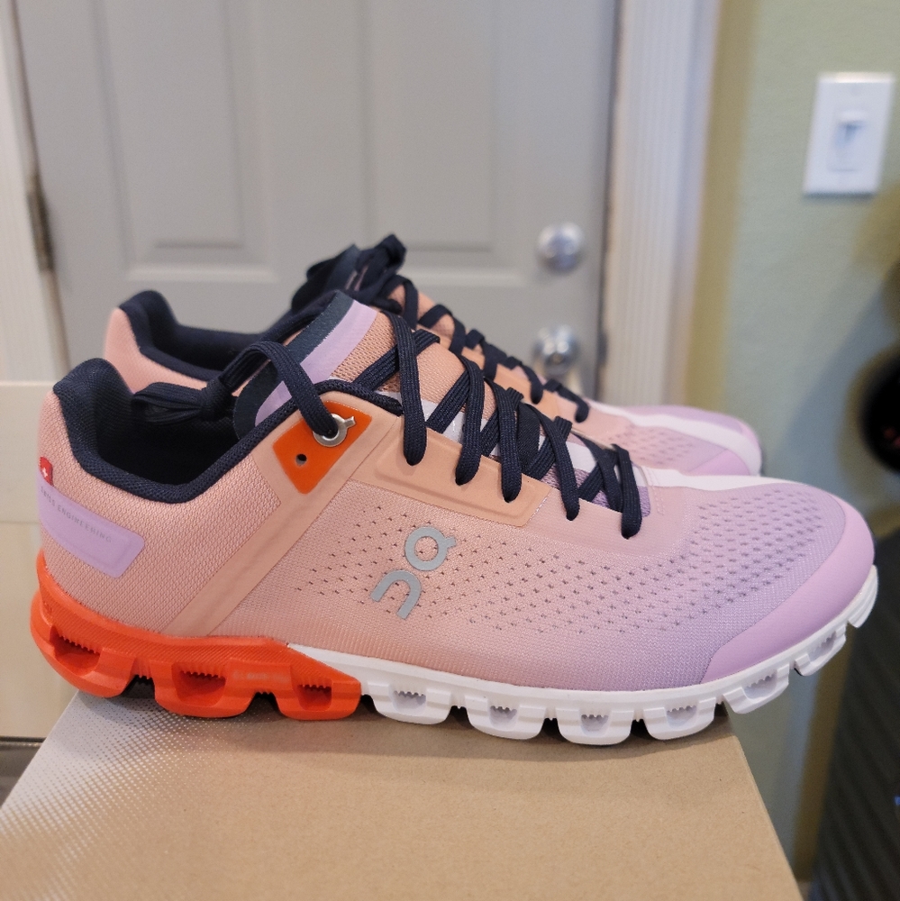 On Running Cloudflow Rose/Fiji Women’s Running Shoes 35.98686